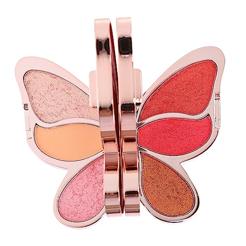 AUTSUPPL Lidschattenpalette 6 Farben Für Mädchen Tragbare Hochpigmentierte Kosmetik Glitzernde Und Matte Oberflächen Make up Zubehör Für Augenschminke von AUTSUPPL