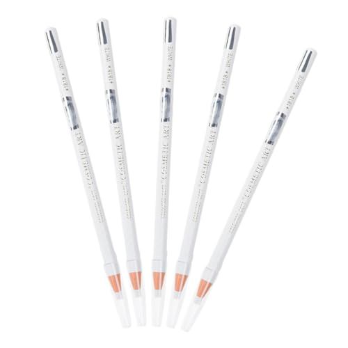 AUTSUPPL 5stücke Weiße Augenbrauenstifte Zum Schminken Für Frauen Make-up-stifte Für Augenbrauen Tragbare Augenbrauenstifte Mit Feiner Verarbeitung von AUTSUPPL