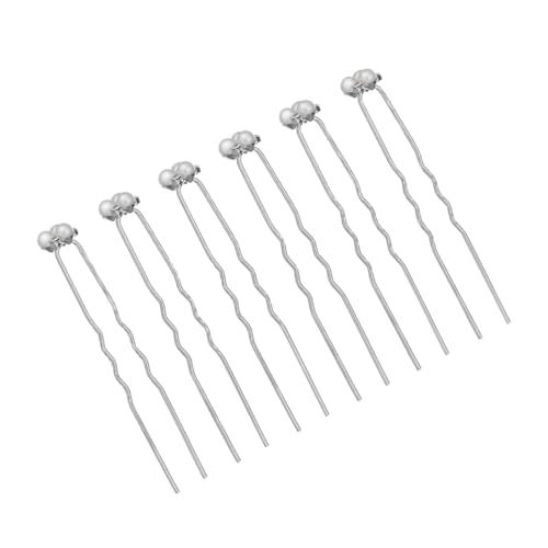 AUTSUPPL 6stücke Kreative Braut Haarnadeln Mit Perlen Und Strass Hochzeits Haarschmuck Für Frauen Und Mädchen Eleganter Kopfschmuck Für Besondere Anlässe von AUTSUPPL