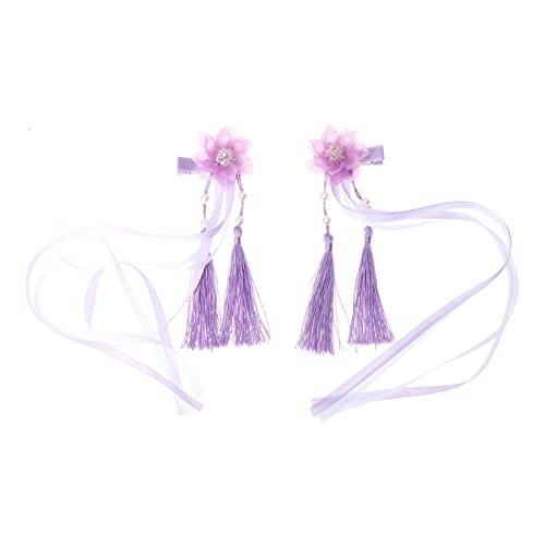 AUTSUPPL 1paar Chinese Dangle Tassel Haarspange Für Mädchen Elegante Haarclips Mit Langen Quasten Für Hochzeiten Geburtstagsfeiern Und Alltag Langlebig Und Stilvoll von AUTSUPPL