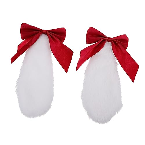 AUTSUPPL 1paar Bunny Ears Haarspange Mit Schleife Süße Hasenohren Haarklammer Für Mädchen Für Cosplay Und Themenpartys Leicht Und Langlebig Geschenkidee von AUTSUPPL