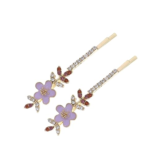 AUTSUPPL 1paar Rhinestone Haaraccessoires Mit Blumen-haarklammern Für Mädchen Hochwertige Haarnadeln Für Festliche Anlässe Und Alltägliche Styles Rutschfest Und Dekorativ von AUTSUPPL