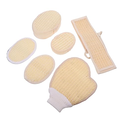 AUTSUPPL 1 Satz Badetuch exfoliating glove exfoliate gloves duschearmatur badaccessoire skin care produkte Badewerkzeugleiste Körpertuch weibliche Badehandschuhe Badeschwamm Sisal von AUTSUPPL