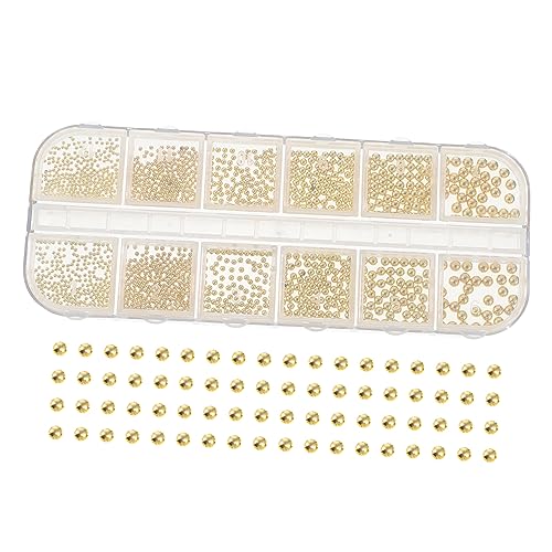 AUTSUPPL Nagelstahlperlen-dekoration Nailart-diy-zubehör Für Maniküre Langlebiges Schmuck-set Für Mädchen Und Profis von AUTSUPPL