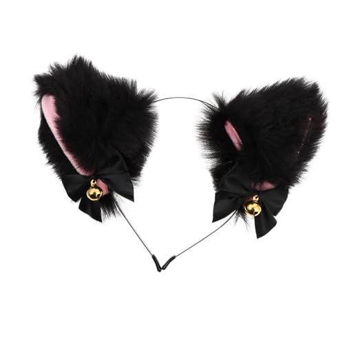 AUTSUPPL 1 Stk Katzen Fuchs Plüsch Ohren Halloween-haarschmuck Haarreif Tier Haarversorgung Haarschmuck Für Den Abschlussball Festlicher Haarreif Entzückendes Stirnband Simulation Plüsch von AUTSUPPL
