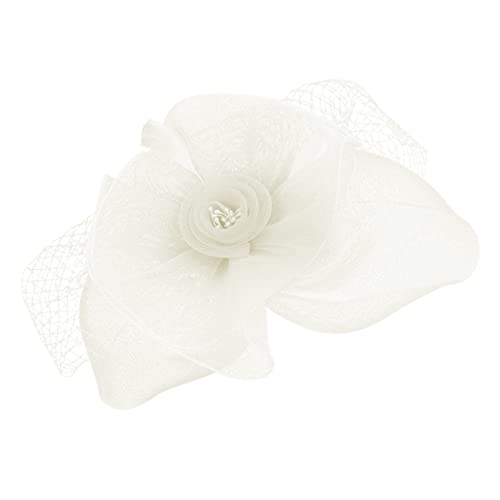 AUTSUPPL 1stück Elegantes Blumen-haar-accessoire Mit Und Feder Für Partys Tänze Und Festlichkeiten Haarspange Für Besondere Anlässe von AUTSUPPL