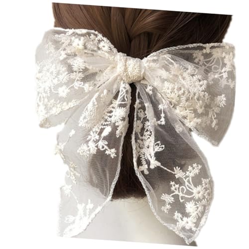 AUTSUPPL 1stück Haarschmuck Mit Spitzen-design Eleganter Braut-haarclip Für Hochzeiten Und Partys Schicke Haaraccessoires Für Damen Beige von AUTSUPPL
