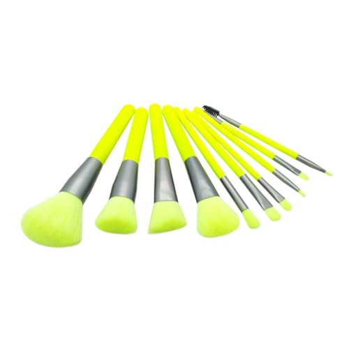 AUTSUPPL 10stücke Teiliges Kosmetikpinselset Beauty-kunstfaser-kosmetikkits Für Frauen Und Mädchen Grün Make-up-tool Täglicher Gebrauch von AUTSUPPL