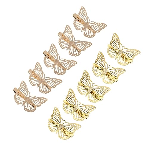 AUTSUPPL 10stücke Goldfarbener Haarschmuck Aus Legierung Hohl Gestaltete Haarnadeln Zarte Haaraccessoires Für Mädchen Rechte Seite von AUTSUPPL