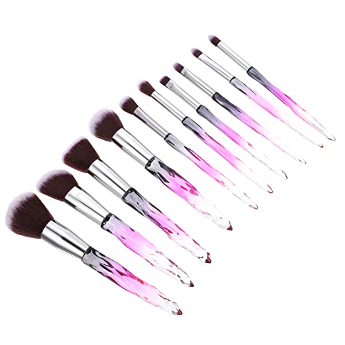 AUTSUPPL 10stücke Teiliges Makeup Pinselset Mit -diamantgriff Professionelle Foundation Augenpinsel Für Frauen Für Gleichmäßige Anwendung Und Charmantes Make-up von AUTSUPPL