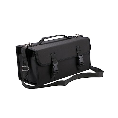 AUTSUPPL Stifte Organizer Tasche Mit Reißverschluss 120 Fächern Schultergurt Aufbewahrungsbox Für Stifthalter von AUTSUPPL