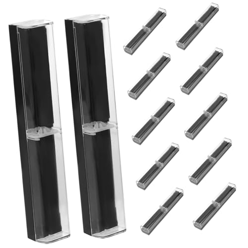 AUTSUPPL 12stücke Stifteboxen Transparent Leer Federmäppchen Klein Praktisch Stiftebox Stiftemäppchen Stifteboxen Praktische Stiftebox Für Einzelne Stifte von AUTSUPPL