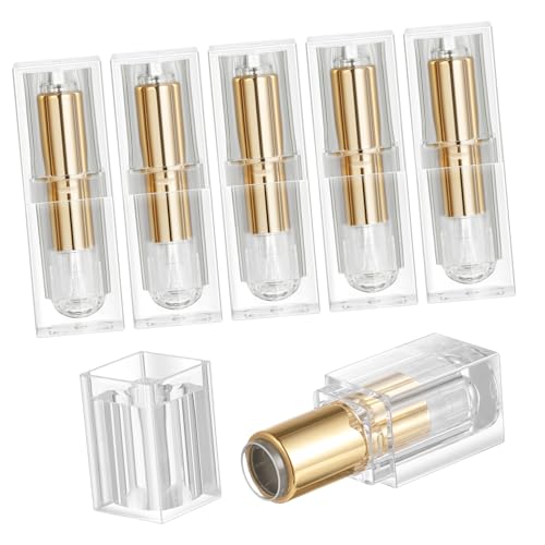 AUTSUPPL 12stücke Transparente Lippenstiftbehälter Nachfüllbare Hülsen Für Selbstgemachten Lippenbalsam Praktischer Und Zuverlässiger Kosmetik Organizer von AUTSUPPL