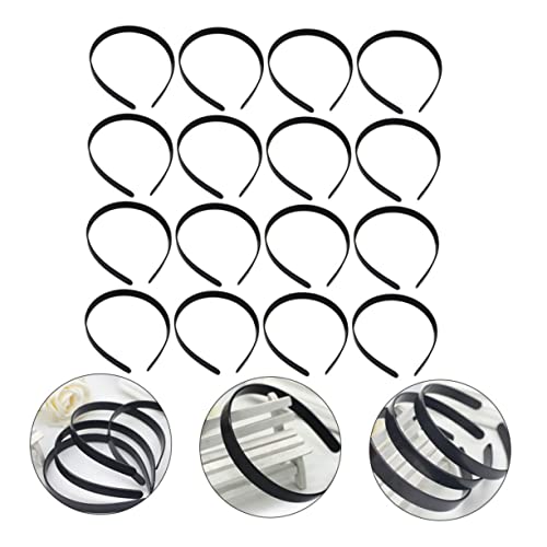 AUTSUPPL 50stücke Schwarze Haarbänder Einfaches Zahnloses Haarschmuck Frauen Und Mädchen Für Alltag Und Besondere Anlässe von AUTSUPPL