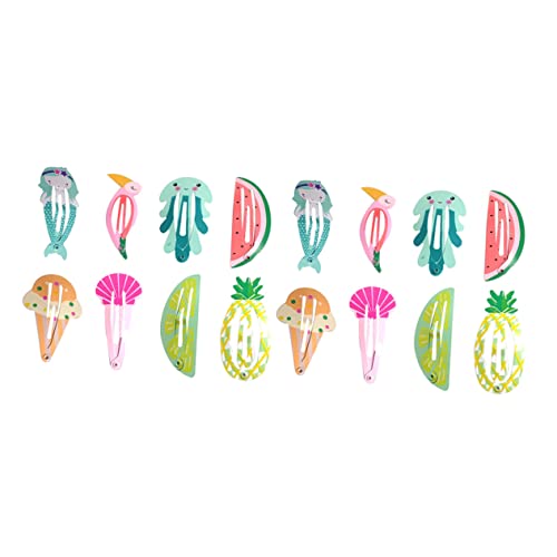 AUTSUPPL 16stücke Niedliche Tier Obst-haarspangen Für Mädchen Stylische Haarclips Für Schule Partys Und Tägliches Tragen Leicht Und Komfortabel von AUTSUPPL