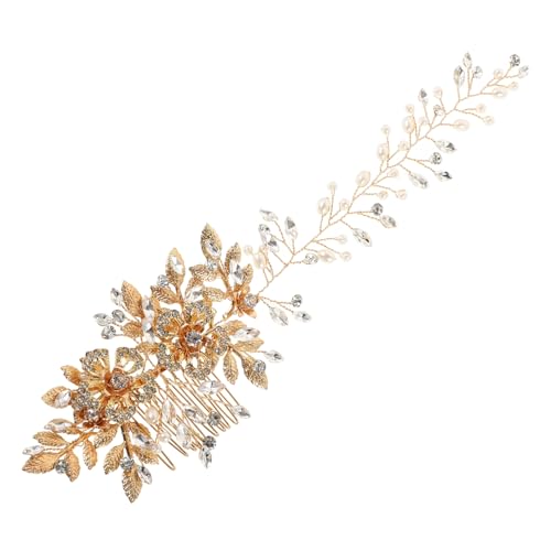 AUTSUPPL 1stück Braut Haarkamm Aus Perlen Rhinestones Elegantes Hochzeitsaccessoire Für Braut Brautjungfer Und Blumenmädchen Einfach Zu Fixieren Und Angenehm Zu Tragen Für Hochzeiten von AUTSUPPL