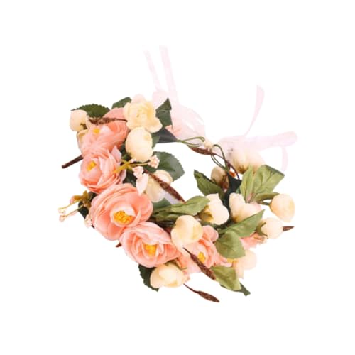 AUTSUPPL 1stück Blumiger Haarreif Aus Kunstblumen Eleganter Haarschmuck Für Hochzeiten Partys Und Fotoshootings Leicht Und Bequem Beige von AUTSUPPL