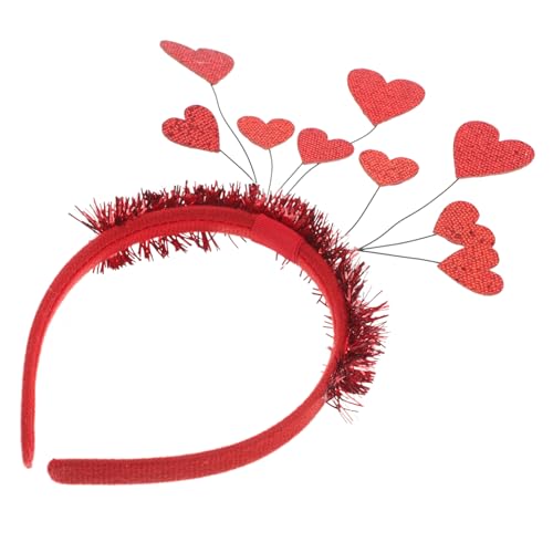 AUTSUPPL Herzförmige Stirnbänder Valentinstag Dekorative Kopfschmuck Party Valentinstags-haarschmuck Stirnband von AUTSUPPL