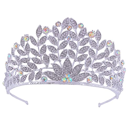 AUTSUPPL 1stk Barocke Krone Prinzessin Diamant Diademe Braut Haarschmuck Braut Kopfbedeckung Haarschmuck Für Den Abschlussball Haarschmuck Aus Strass Frauen Kopfschmuck Silver Legierung AUTSUPPL 1stk Barocke Krone Prinzessin Diamant Diademe Braut Haarschmuck Braut Kopfbedeckung Haarschmuck Für Den Abschlussball Haarschmuck Aus Strass Frauen Kopfschmuck Silver Legierung von AUTSUPPL