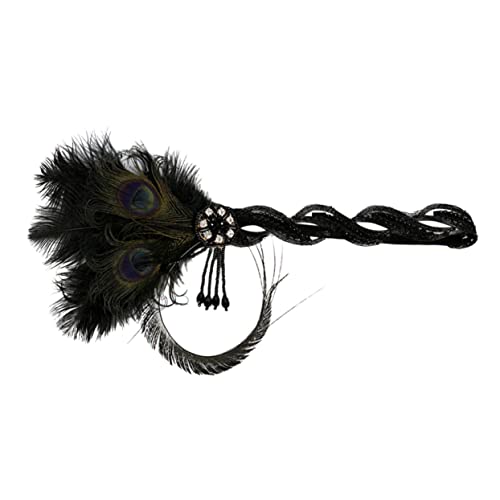 AUTSUPPL 1stück Flapper Kopfschmuck Elegantes Haarband Mit Dekorativen Fransen Und Retro-design Für Besondere Anlässe Und Partys von AUTSUPPL