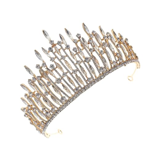 AUTSUPPL Brautschmuck Kristallkrone Haarband Hochzeitskopfschmuck Damen Zarte Kopfschmuck Für Hochzeit Und Party von AUTSUPPL