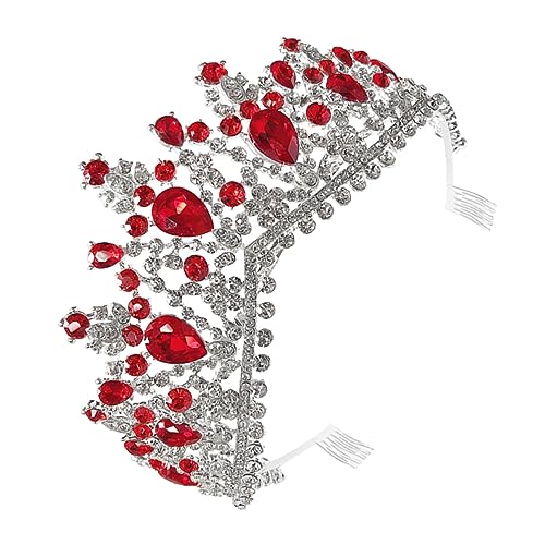 AUTSUPPL Eleganter Brautschmuck Kamm Krone Kopfbedeckung Mit Strasssteinen Für Hochzeiten Besondere Partys Abschlussbälle Geburtstagsgeschenke von AUTSUPPL