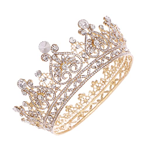 AUTSUPPL Vintage-kristallkrone Für Die Braut Hochzeitsfeier Kopfschmuck Elegantes Kristall-stirnband Foto-requisite Für Die Braut von AUTSUPPL