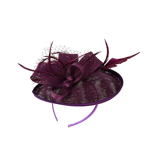 AUTSUPPL Federblumen-stirnband Mit Schleier Damen-kopfbedeckung Party-schmuck Blumenkranz Kopfschmuck Haarband Accessoire AUTSUPPL Federblumen-stirnband Mit Schleier Damen-kopfbedeckung Party-schmuck Blumenkranz Kopfschmuck Haarband Accessoire von AUTSUPPL