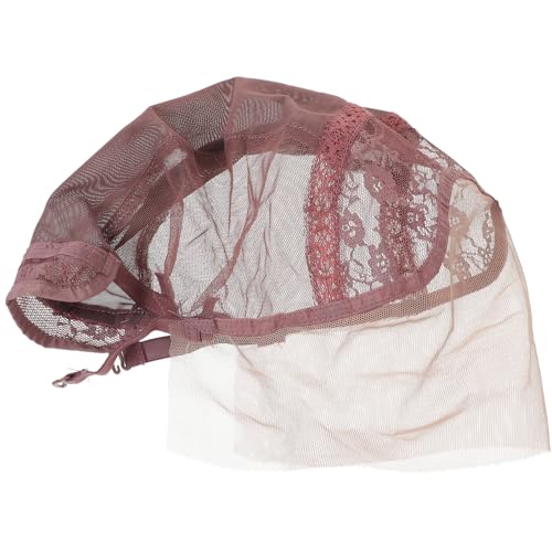 AUTSUPPL Verstellbare Haarnetze Für Frauen Atmungsaktive Spitzen Perückenkappe Elastisches Netzdesign Für Perückenherstellung Für Cosplay Und Alltag Haarnetz Für Slick Back Und Dutts von AUTSUPPL