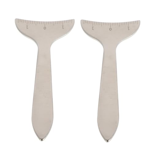 AUTSUPPL 2 Pcs Eyelid Lineal Eye Socket Messung Lineal Eyeliner Guide Tool Eyelid Make -up Lineal Augenbrauenmarke Lineal Lineal Pupille Messwerkzeug von AUTSUPPL