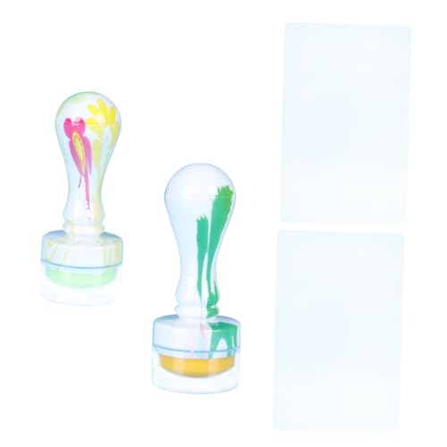 AUTSUPPL 2sätze Nagelstempelkopf Hand-nagelkunst-stempel Langlebiger Nagelstempel Maniküre-diy-stempel von AUTSUPPL