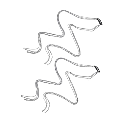 AUTSUPPL Schickes Design Pferdeschwanz Kette Haarspange Haarschmuck Mädchen Quaste Kette Clip für Hochzeit Karneval von AUTSUPPL