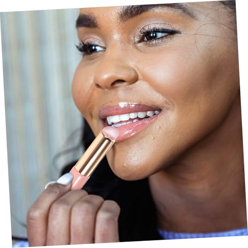 AUTSUPPL 2 Stück Runder Silikon Lippenpinsel für Lip Balm und Concealer Präzise Applikation Vielseitig für Lip Makeup Kompakt Staubgeschützt Tragbar von AUTSUPPL