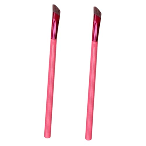 AUTSUPPL 2 Stück Teiliges Augenbrauenpinsel Schräger Kosmetikpinsel für Präzises Formen und Füllen Vielseitiges Make Up Tool für Frauen für Augenbrauenpuder und Mascara Anwendung von AUTSUPPL
