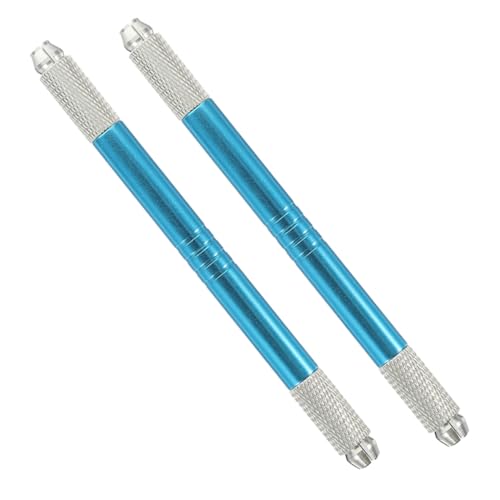 AUTSUPPL 2 Stück Wasserdichter Microblading Augenbrauenstift mit Gabelspitze Langlebiger Manueller Tattoo Pen für Präzises Eyebrow Tattooing Geeignet für Anfänger und Profis im von AUTSUPPL