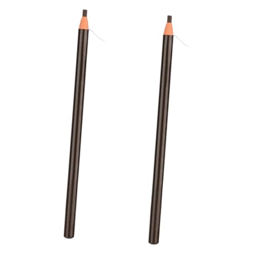 AUTSUPPL 2 Stück Wasserfester Augenbrauenstift mit Präzisem Pull Line Design Schweißresistent Peeloff für Einfaches Nachzeichnen Natürliche Brauenform Geeignet für Alltag und Besondere von AUTSUPPL