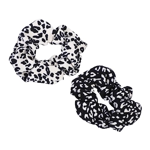 AUTSUPPL 2 Stücke Haarbänder mit Leopardenmuster Modische Haar-accessoires Haargummis für Mädchen Seil Sanftes Haarband für Frauen von AUTSUPPL