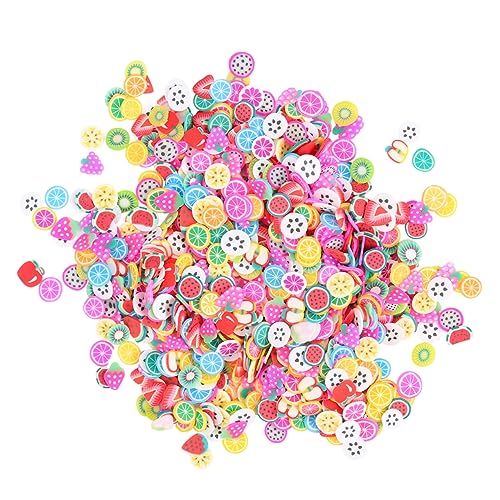 AUTSUPPL 2000stücke Obst Nagel Scheibe Bunte Nagel Aufkleber Dekoration Diy Obst Scheibe von AUTSUPPL