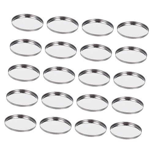 AUTSUPPL 20stücke Leere Lidschatten Lagerung Platte Kosmetische Lagerung Halter Kosmetische Behälter Für Schminktische Und Reisen von AUTSUPPL