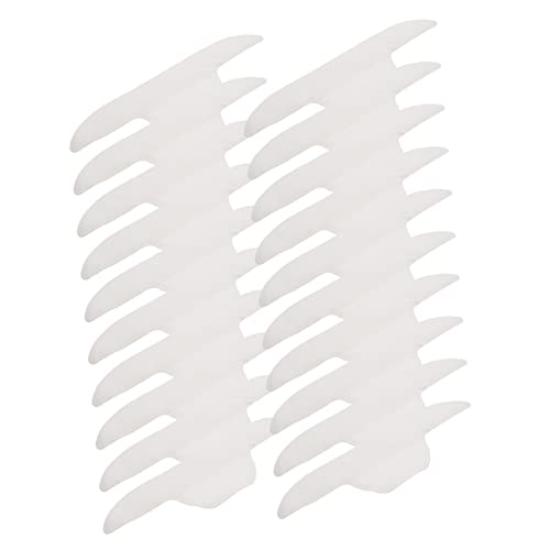 AUTSUPPL 20Stücke Schweißabsorbierende Aufkleber für Hemdkragen Selbstklebend Unsichtbare Schweißpolster aus Hautfreundlichem Vliesstoff für Herren und Damen Schützt von AUTSUPPL