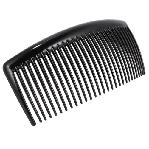 AUTSUPPL 27 Zahn Kunststoff Haar Seitenkamm 24 Stück Set Glatt Für Frauen Haar Styling Kamm Schwarz von AUTSUPPL