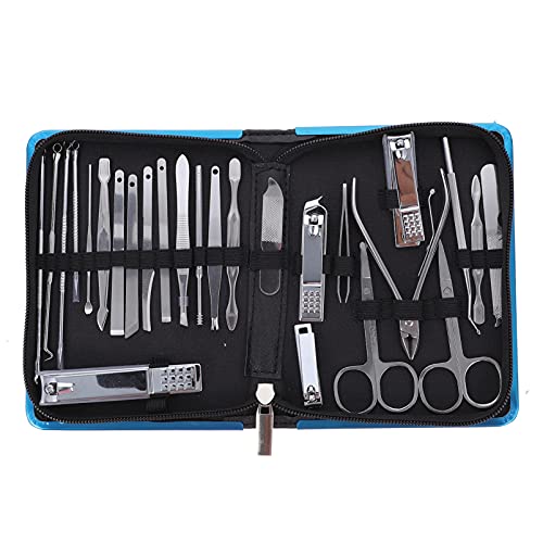 AUTSUPPL 26stücke Maniküre Werkzeug Mit Nagelschere Für Pediküre Trimmen Pflege Werkzeuge Aus Edelstahl Für Männer Frauen Senioren Junge Mädchen von AUTSUPPL