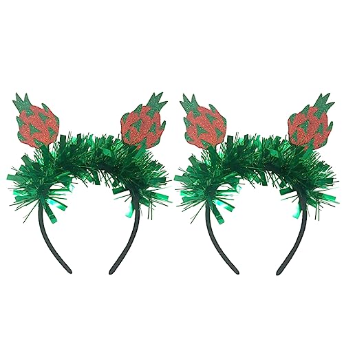 AUTSUPPL 2 Stück Hawaii-frucht-stirnband Bezauberndes Haarband Party-accessoire Für Frauen Party-kopfschmuck Kreatives Haarband Einzigartiger Kopfschmuck Grün AUTSUPPL 2 Stück Hawaii-frucht-stirnband Bezauberndes Haarband Party-accessoire Für Frauen Party-kopfschmuck Kreatives Haarband Einzigartiger Kopfschmuck Grün von AUTSUPPL