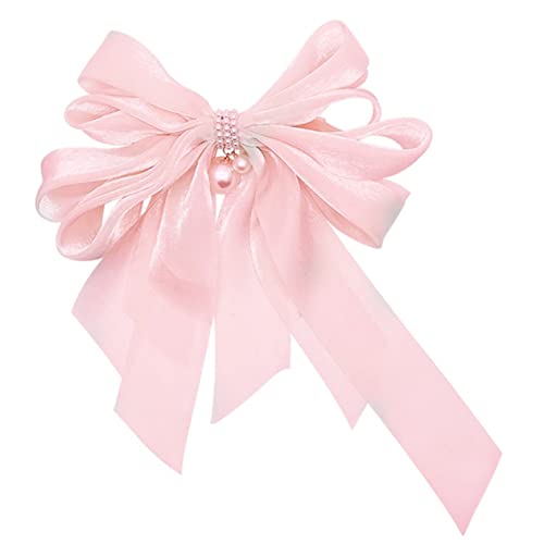 AUTSUPPL 2stücke Große Perlen-haarspangen Mit Schleife Für Frauen Stilvolle Haaraccessoires Für Haartypen Für Schule Büro Und Freizeit von AUTSUPPL