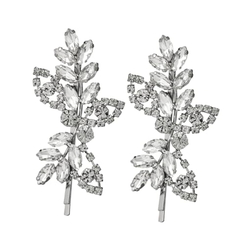 AUTSUPPL 2stücke Strass-haarspangen Haar Clips Barrettes Für Mädchen Frauen Haar Zubehör Styling Accessoires von AUTSUPPL