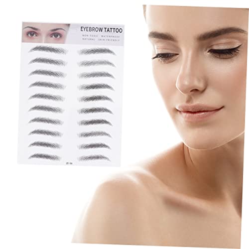 AUTSUPPL 2stücke Künstliche Augenbrauen Haartattoo Aufkleber Imitation Eyebrow Transfer Sticker Für Männer Und Einfach Anzuwenden Für Leichtes Oder Spärliches Augenbrauenwachstum von AUTSUPPL