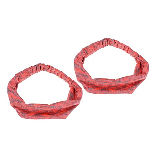 AUTSUPPL 2er-pack Stirnbandknöpfe Atmungsaktive Stirnbänder für Yoga Laufen Haarband für Frauen von AUTSUPPL
