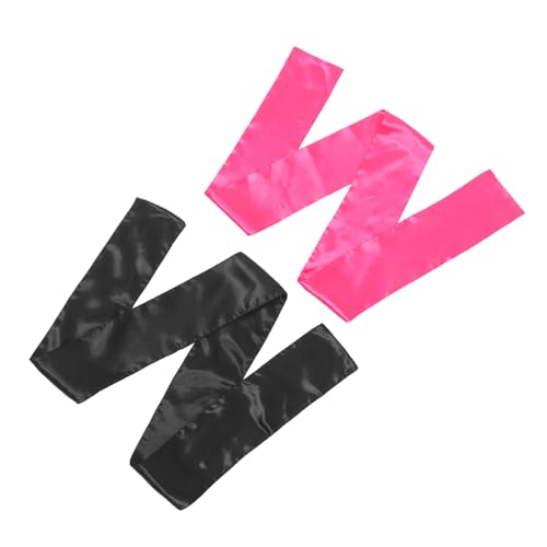 AUTSUPPL 2stücke Satin-wig Grip Band Für Damen Farben Schwarz Rutschfeste Haarbänder Für Sport Yoga Und Alltag Bequem Und von AUTSUPPL