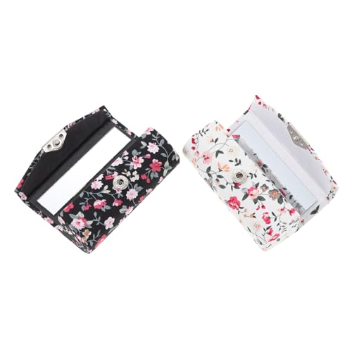 AUTSUPPL 2stücke Lippenstiftbox Halter Für Lippenstift Lip Balm Lipgloss Mit Mustern Tragbar Und Dekorativ Aus Hochwertigem Material Für Täglichen Gebrauch Und Reisen von AUTSUPPL