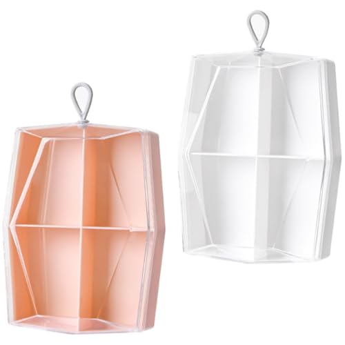 AUTSUPPL 2stücke Make-up-schwammhalter Beauty-ei-halter Puderquasten-organizer Aufbewahrungsbox Für Kosmetikschwämme Reisenutzung Platzsparend von AUTSUPPL